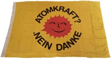 Fahne Atomkraft nein Danke!