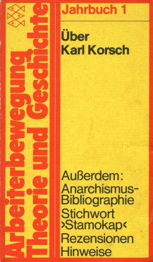 (Antiquariat) Jahrbuch Arbeiterbewegung 1. Über Karl Korsch / Anarchismus-Bibliographie
