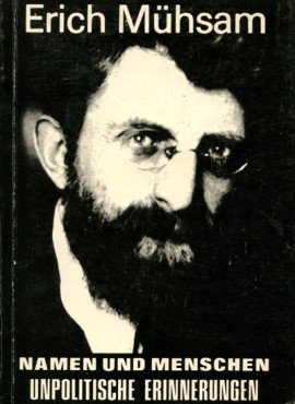 (Antiquariat) Namen und Menschen. Unpolitische Erinnerungen
