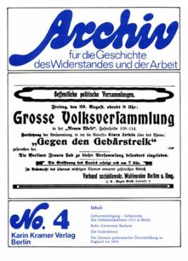Archiv für die Geschichte des Widerstandes und der Arbeit 4