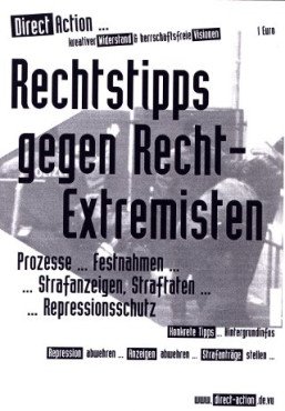 Direct Action - Heft: Rechtstipps gegen Recht-Extremisten