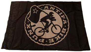 Fahne "Antifa Bikepunk"