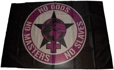 Fahne "No gods, no masters 1"