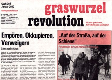 Graswurzelrevolution Nr. 365 (Jänner 2012)