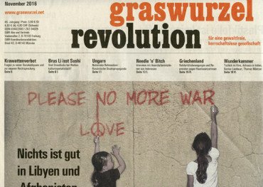 Graswurzelrevolution Nr. 413 (November 2016)