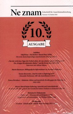 Ne znam. Zeitschrift für Anarchismusforschung 10/2020