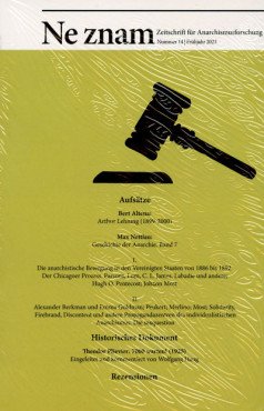 Ne znam. Zeitschrift für Anarchismusforschung 14/2023