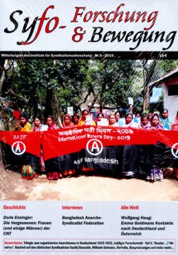 Syfo: Forschung und Bewegung. Mitteilungen des Instituts für Syndikalismusforschung (Band 9/2019)