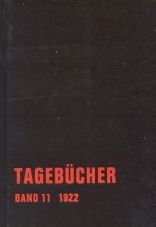 Tagebcher. Band 11, 1922