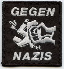 Gegen Nazis (gestickt)