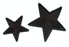 Aufnher Stern schwarz