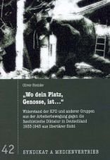 Wo dein Platz, Genosse, ist Widerstand der KPD und anderer Gruppen aus der Arbeiterbewegung gegen die faschistische Diktatur in Deutschland 1933-1945 aus libertrer Sicht