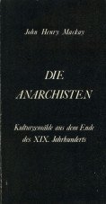 (Antiquariat) Die Anarchisten. Kulturgemälde aus dem Ende des 19. Jahrhunderts