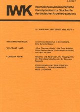 (Antiquariat) IWK-Korrespondenz Heft 3, Sept. 1989 (25. Jg.)