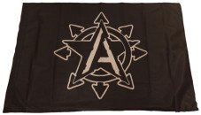 Fahne "Anarchie Chaos"