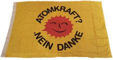Fahne "Atomkraft nein Danke!"