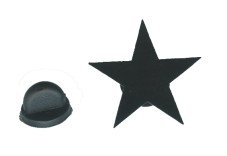 Pin "Schwarzer Stern"