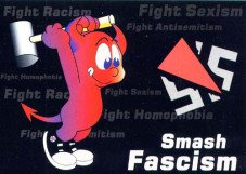 Plakat "Smash fascism"