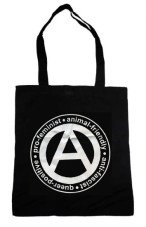 Stoffbeutel "Pro feminist / queer positive / animal friendly / anti-fascist"